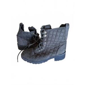 Quilted Lace-Up Combat Boots - March Through Life in Style!